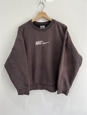 Vintage Nike Sweater sweatshirt swoosh check